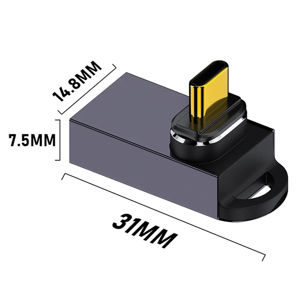 10Gbps Type-C to USB Male to Female Magnetic Converter Mini OTG Adapter - 6