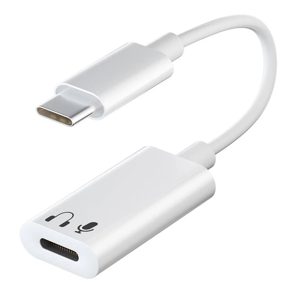 USB-C to iP Headphone Converter for iPhone 15 Series Huawei Samsung Xiaomi LG Type-C Headset Adapter - 1