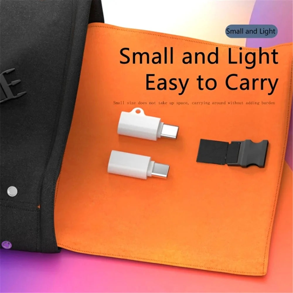 Gen2 Type-C Male to iP Female Converter Fast Data Transmission Adapter for iPhone Supports PD Charging - 3