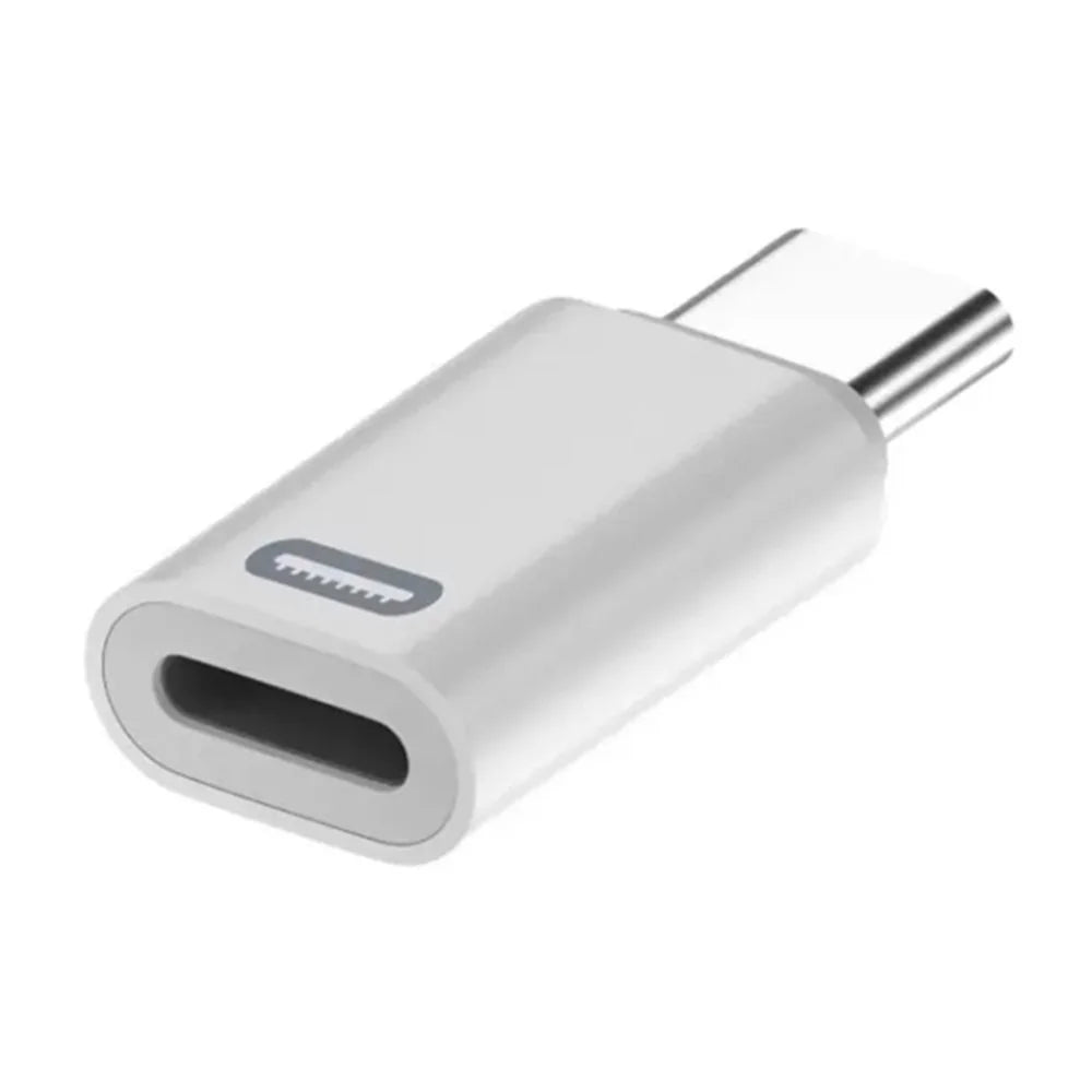 Gen3 PD Fast Charging Adapter Type-C Male to iP Female Converter Fast Data Transmission Speed - 1
