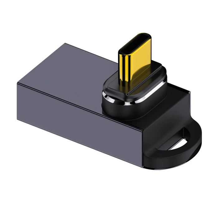 UC-028-AFU Magnetic Connector 10Gbps Type C Male to USB3.0 Female 90 Degree Up Down Angled OTG Data Adapter - 2