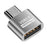 For MacBook USB-C Male to USB 2.0 Female Adapter 480Mbps Data Transfer Laptop Converter - Silver - 1