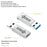 AM / CF-OC-PD USB-A QC3.1 to Type-C PD Converter LED Indicator 10Gbps USB Adapter - Blue - 5