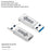 AM / CF-OC-PD USB-A QC3.1 to Type-C PD Converter Adapter with 10Gbps Data Transfer - Blue - 5