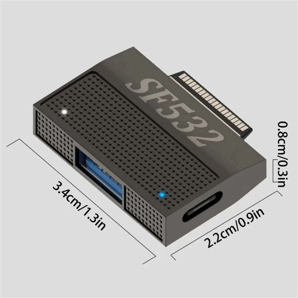 For Microsoft Surface Pro 9 / 8 / 7x / 6 / 5 / Go 2 / 3 Expansion Power Adapter Data Converter (SF532) - 3