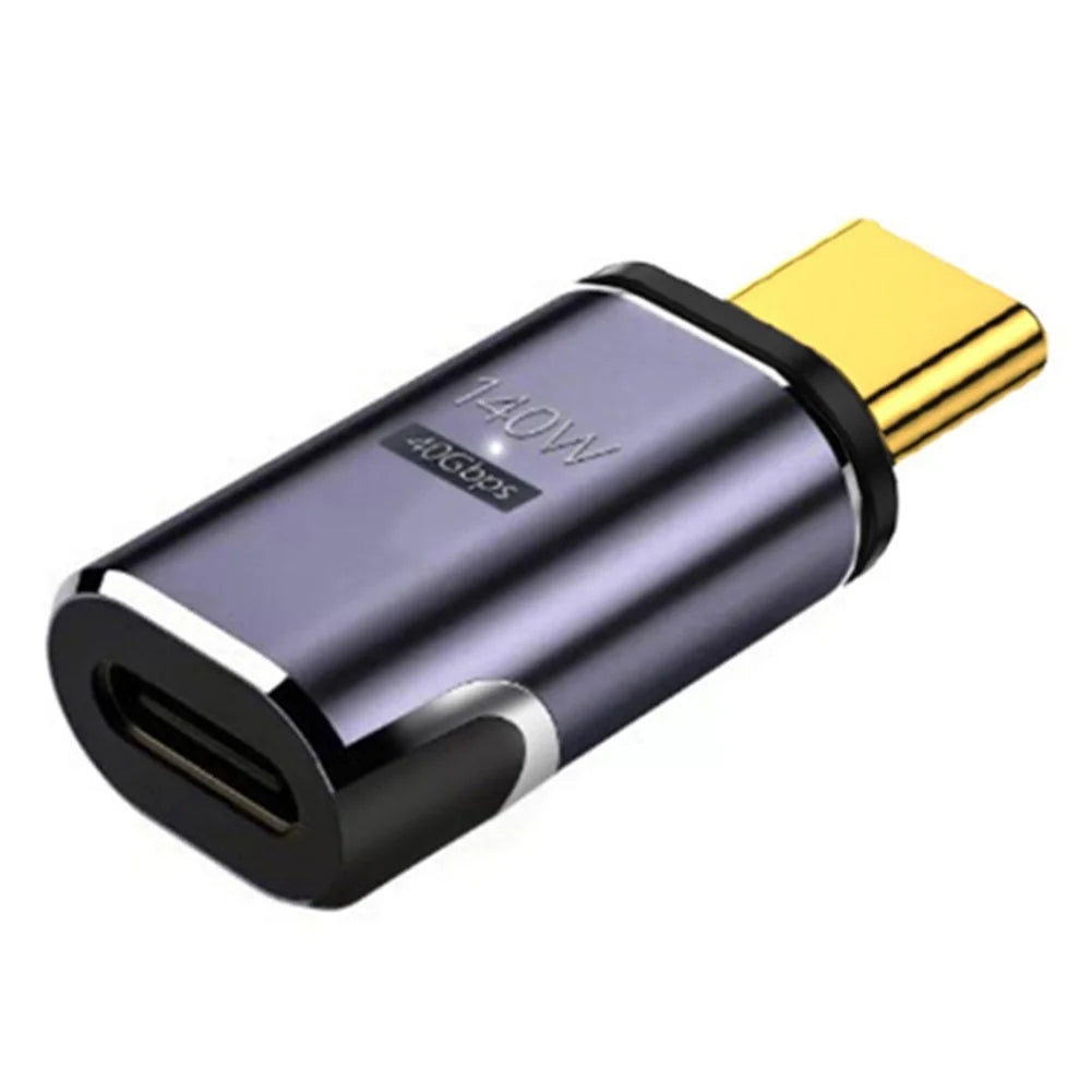 140W 5A Magnetic USB4 Type-C Straight Converter 8K 60Hz 40Gbps OTG Adapter - 2