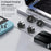 Lavalier Microphone U-shaped Charging Adapter Type-C Female to Type-C+Type-C Male OTG Converter - 5