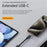 Braided Cable 5.5x2.5mm DC Female to Type-C Male Adapter Supports 140W Fast Charging - 3