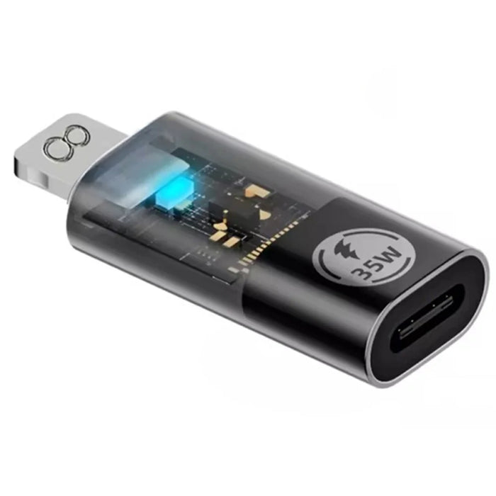 8 Pin Male to Type-C Female PD 35W Fast Charging Adapter Support Data Transmission - 1