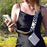 Phone Lanyard with Small Pouch and Tether Tab Nylon Adjustable Crossbody Shoulder Strap, Length: 148cm - Apricot Leaves - 3