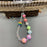 Beaded Phone Charm Bracelet Strap 26cm Detachable Lanyard with Tether Tab - 1