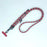 8mm Thick Phone Lanyard Pattern  Phone Crossbody Neck Strap with Tether Tab, Total Length: 135cm - Red+Grey - 1