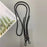 6mm Thick Phone Lanyard Nylon Dual-Side Adjustable Anti-Theft Crossbody Strap with Tether Tab, Total Length: 150cm - Black - 1
