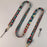 Crossbody Phone Lanyard Ethnic Style Nylon Phone Strap with Tether Tab + Hanging Ropes, Total Length: 120cm - BG Runway - 3