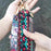 Crossbody Phone Lanyard Ethnic Style Nylon Phone Strap with Tether Tab + Hanging Ropes, Total Length: 120cm - BG Runway - 7