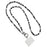 Retro Flower Beaded Cell Phone Chain Crossbody Strap 120cm Neck Strap with Tether Tab - 1