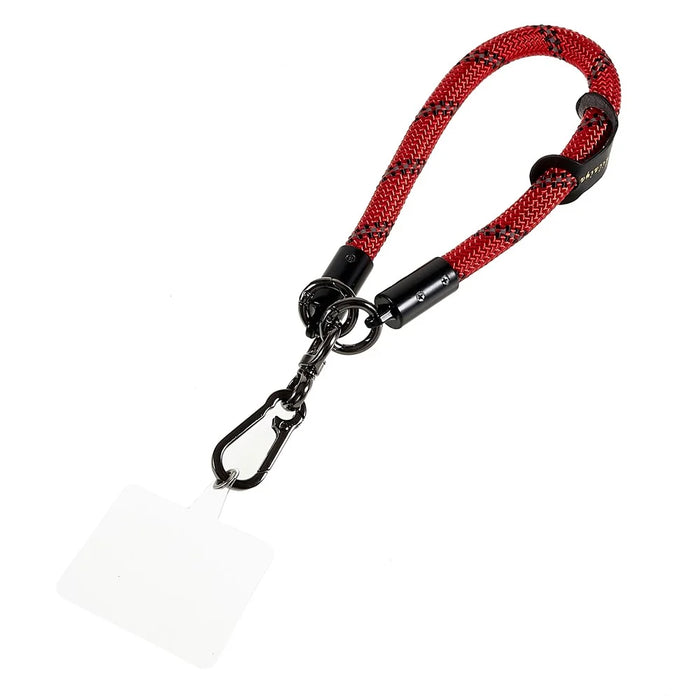 30cm Thickened Lanyard Hand Wrist Strap for Phone, USB Flash Drive, Keychain, ID Name Tag - Red - 1