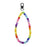 Phone Charms Strap Acrylic Beaded Wrist Strap for Phone Case with Tether Tab, Total Length: 30cm - Rainbow Candy - 1