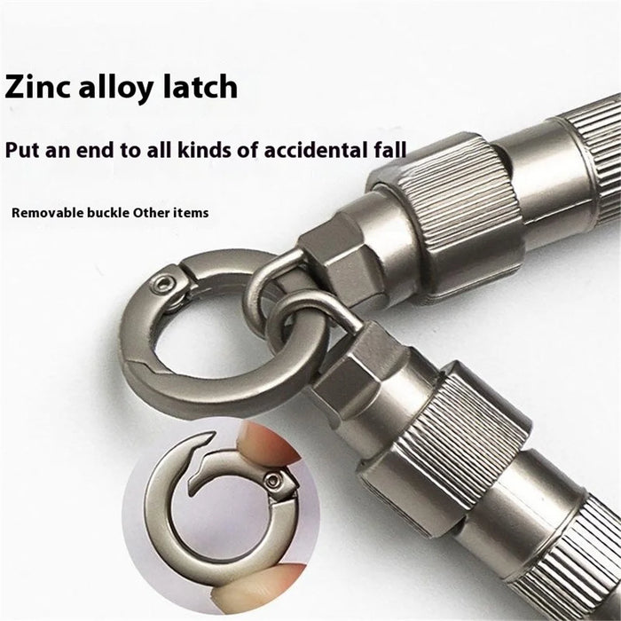 120cm 2 in 1 Phone Strap Type-C to Type-C 60W Rechargeable Phone Lanyard Charging Cable - 3