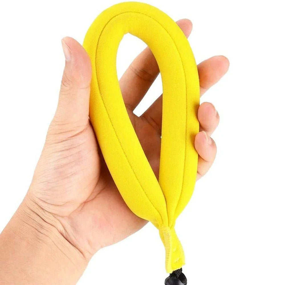 Camera Float Floating Wrist Strap for GoPro Camera Neoprene + EPE Foam Waterproof Phone Lanyard - Yellow - 2