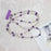 120cm KT Beads Phone Strap Crossbody Chain Phone Lanyard - Purple - 1