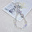 Cell Phone Lanyard 30cm Lantern Water Drop Beads Charm Phone Chain Wrist Strap - White - 2