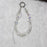 Cell Phone Lanyard 26cm Colorful Crystal Double Chain Phone Chain Wrist Strap - White - 1