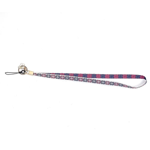 80cm Cell Phone Lanyard Flower Pendant Crossbody Phone Lanyard Phone Hand Wrist Strap Neck Lanyard Shoulder Strap - Dark Blue - 1