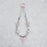 Phone Wrist Strap Short 26cm Flower Bow Accents Beaded Phone Bracelet Strap - Pink - 1
