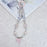 Phone Wrist Strap Short 26cm Flower Bow Accents Beaded Phone Bracelet Strap - Pink - 2