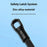 7mm Adjustable Ring Wrist Strap Polyester Phone Lanyard with Tether Tab - Black - 4