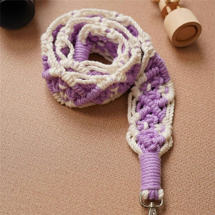 100cm Bohemian Style Hand-Woven Crossbody Strap for Phone, Camera Shoulder Strap Lanyard - A92-00+09 - 2