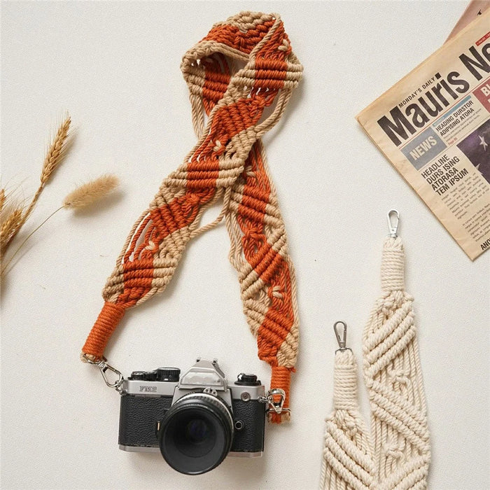 100cm Bohemian Style Hand-Woven Crossbody Strap for Phone, Camera Shoulder Strap Lanyard - A92-00+09 - 4