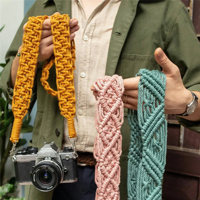 100cm Bohemian Style Hand-Woven Crossbody Strap for Phone, Camera Shoulder Strap Lanyard - A92-00+09 - 7