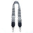 3.8cm Width Adjustable Replacement Shoulder Strap for Phone, Bag, Camera, Crossbody Strap with Silver Buckle - White - 1