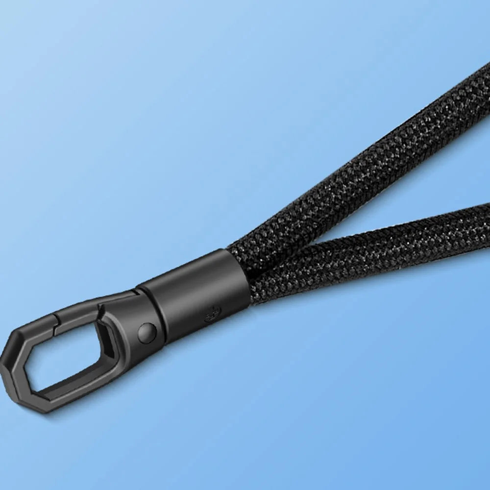 6mm Anti-Lost Phone Lanyard with Tether Tab, Rotating Buckle Cell Phone Neck Strap - Light Camel - 4