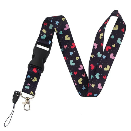 Universal Phone Lanyard Pattern Printing Neck Strap Keys ID Badge Card Holder Hanging Rope - AL3528 - 1