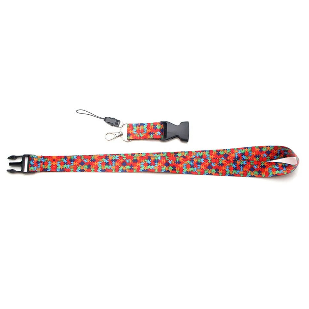 Universal Phone Lanyard Pattern Printing Neck Strap Keys ID Badge Card Holder Hanging Rope - AL3528 - 3
