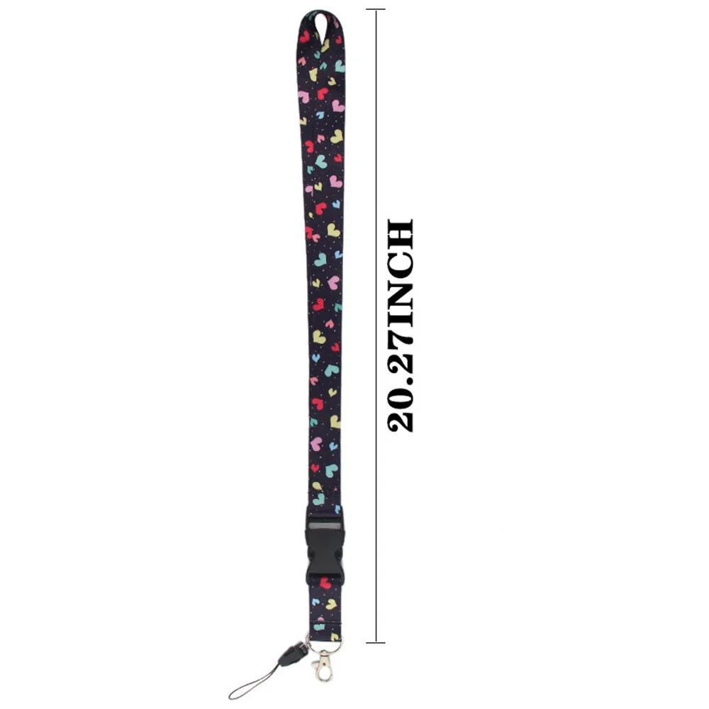Universal Phone Lanyard Pattern Printing Neck Strap Keys ID Badge Card Holder Hanging Rope - AL3528 - 4
