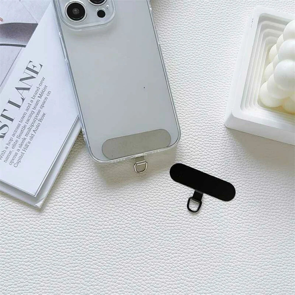 Ultra Thin Phone Tether Tabs for Phone Case Metal Safety Patch - Gold - 4
