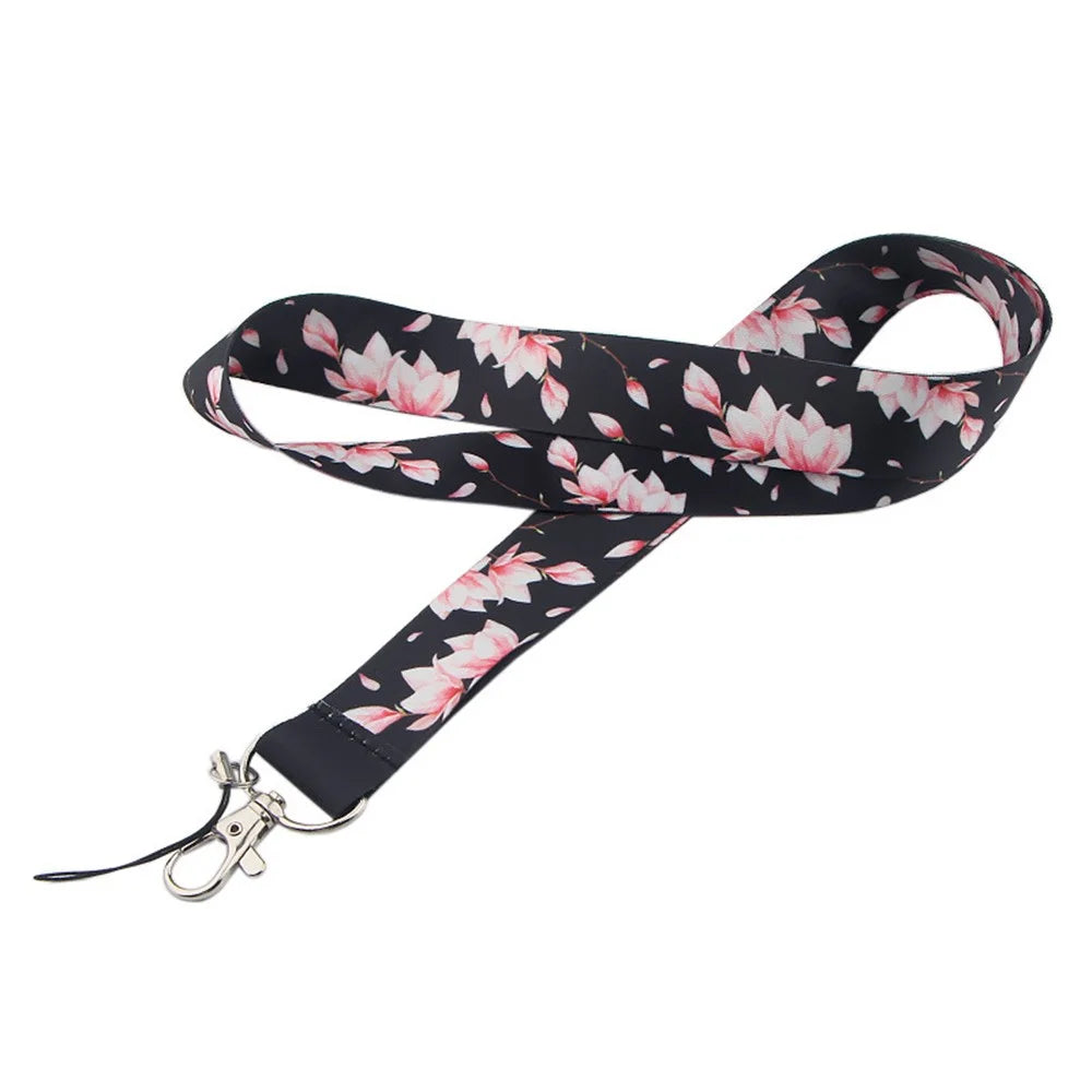 Universal Phone Lanyard Strap Flower Pattern Neck Hanging Rope for ID Badge Holder Keychain Camera - Mandala Flower AL3447 - 2
