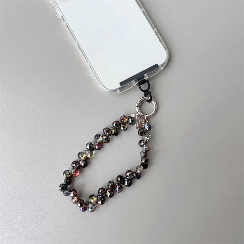 Rotatable Phone Tether Tab T-Shaped Metal Phone Lanyard Patch - Black - 3