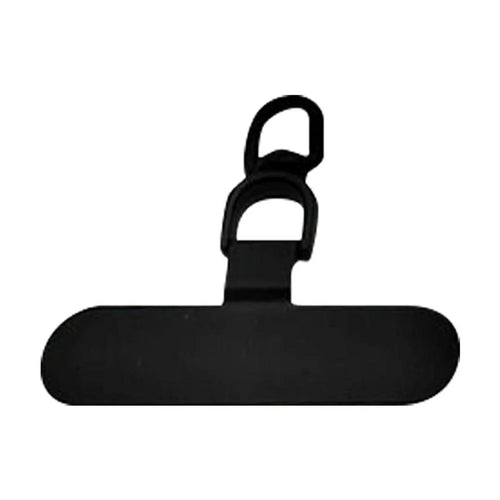 Metal Oval Phone Tether Tab 360° Rotatable Metal Hook Phone Strap Replacement Part - Black - 1