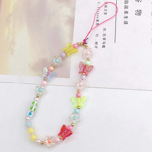 Phone Charms Beaded Phone Strap Cell Phone Pendants Decor - K3307 - 1