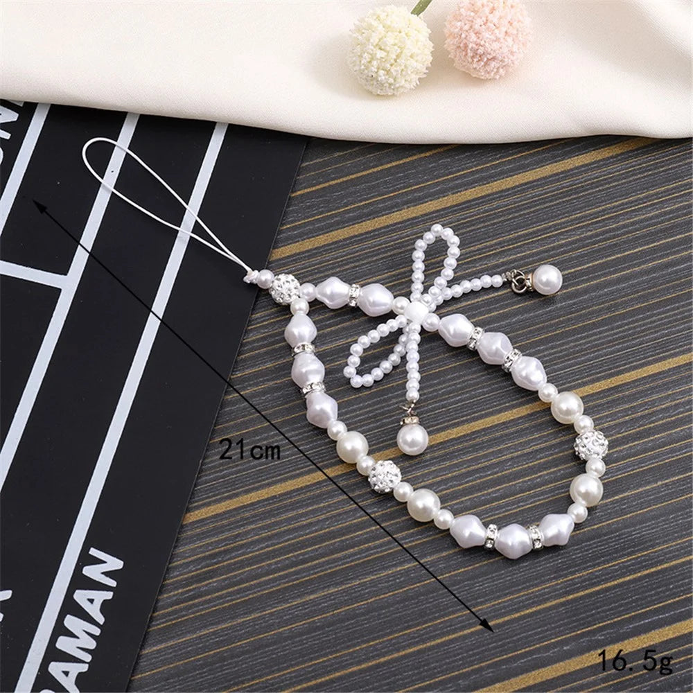 Phone Charms Beaded Phone Strap Cell Phone Wrist Strap Pendants Decor - K3047 - 2
