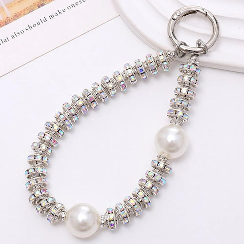 Rhinestone Decor Phone Charm Lanyard Stylish Anti-Lost Cell Phone Case Strap - K2114 - 1