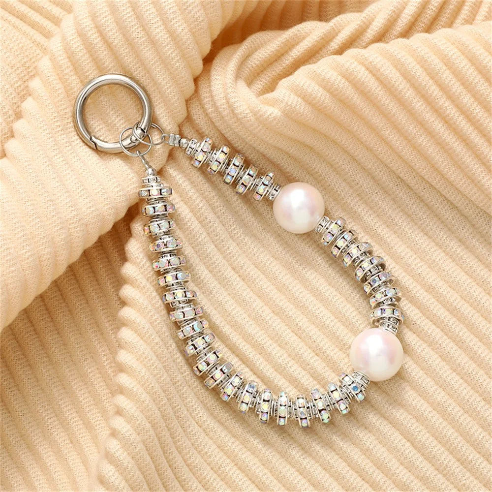 Rhinestone Decor Phone Charm Lanyard Stylish Anti-Lost Cell Phone Case Strap - K2114 - 2
