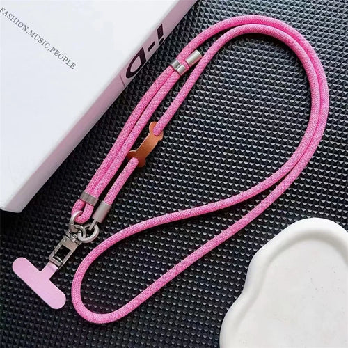 150cm Phone Long Lanyard Adjustable Crossbody Shoulder Strap with Tether Tab, Diameter: 8mm - Style A - 1