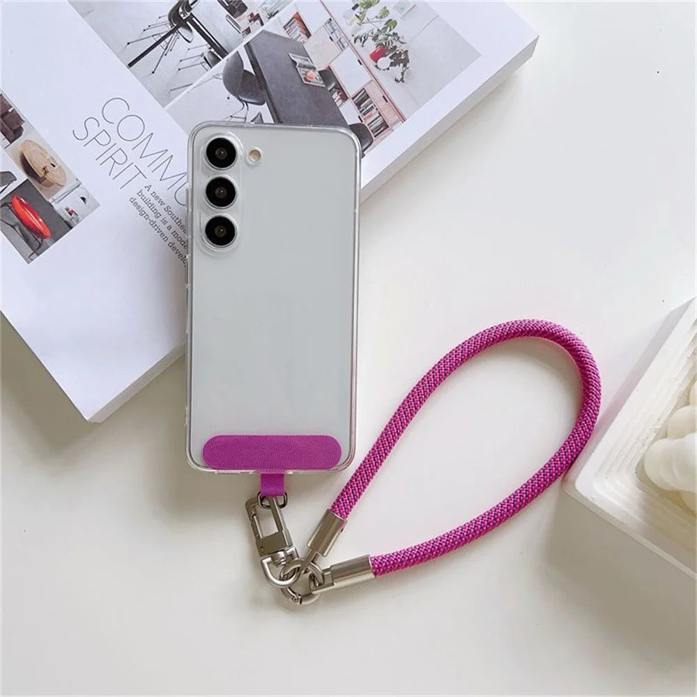 Copper Buckle Phone Lanyard 26cm Phone Wristlet Anti Theft Strap with Tether Tab - Style 1 - 3