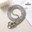60cm Rhinestone Beaded Phone Lanyard with Tether Tab Adjustable Crossbody Strap - White - 1